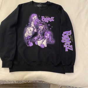 Bratz Black and Purple Graphic Sweatshirt